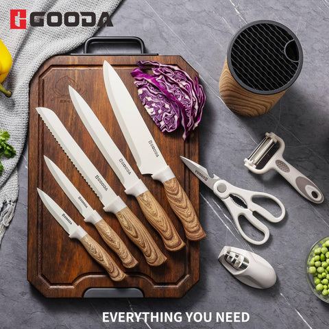 GOODA 8-inch chef knife for precise, effortless slicing