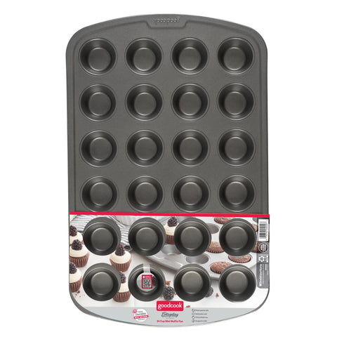GoodCook 1-7-8-inch cups deliver uniform mini cupcakes.