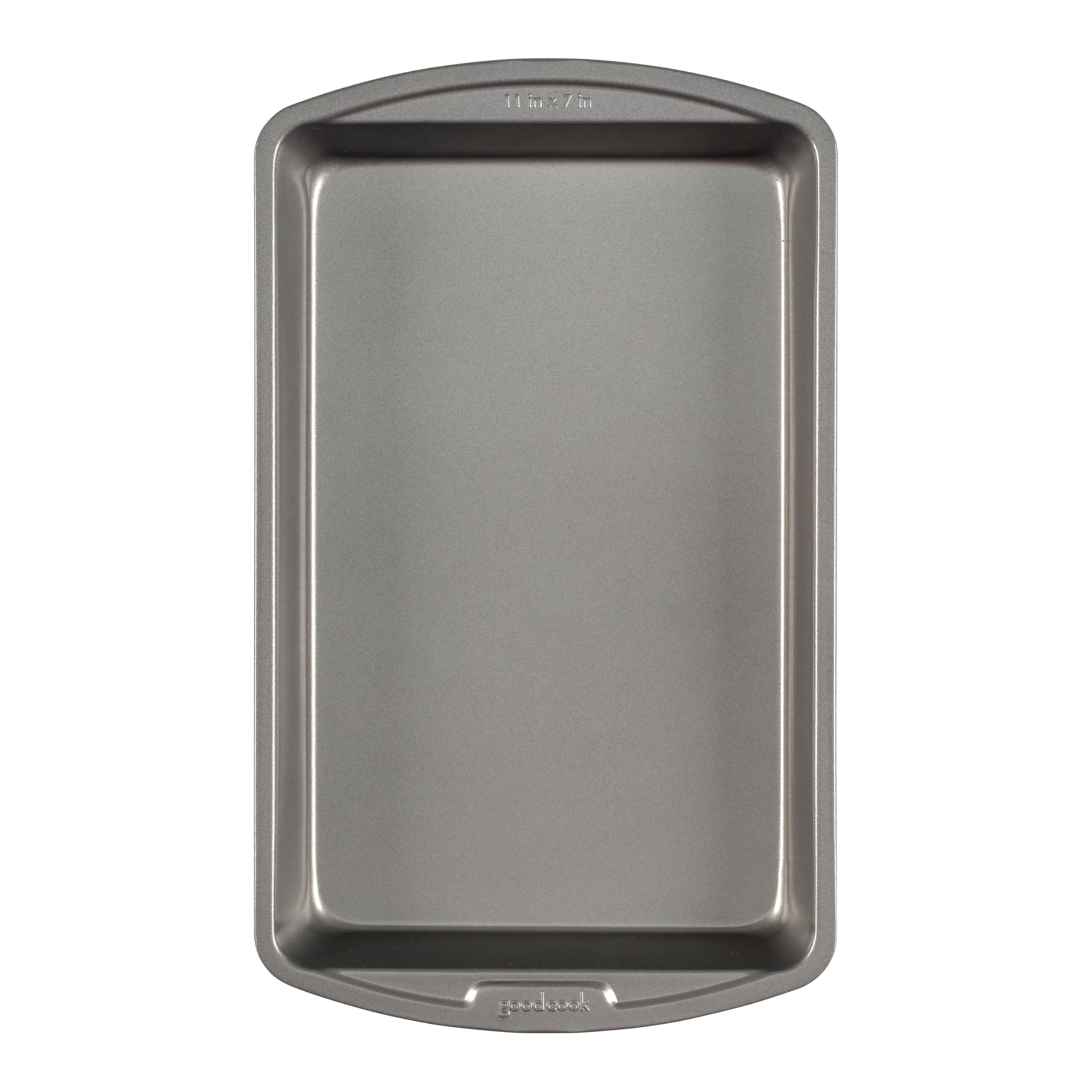 GoodCook 11x7 nonstick pan top view shows even heat for thorough bakes