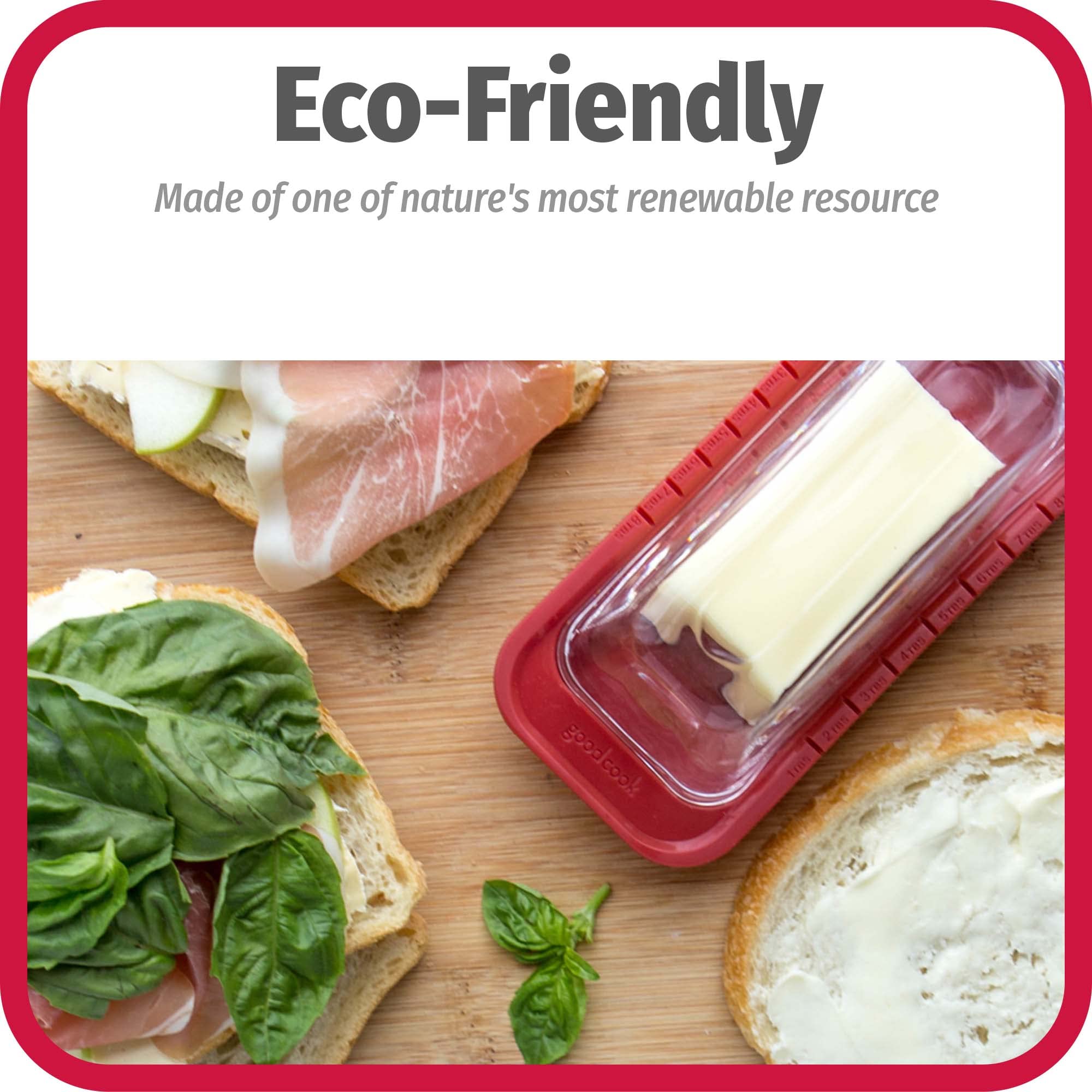GoodCook bamboo cutting board sized 10x14 inches for daily prep