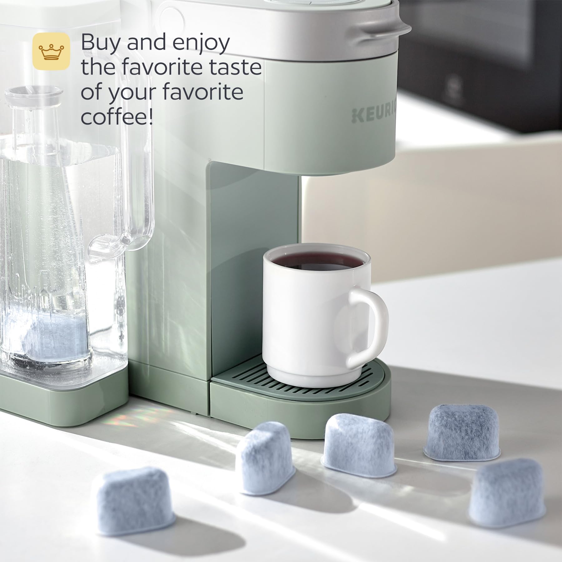 GoodCups water filters help preserve fresh taste in every cup.
