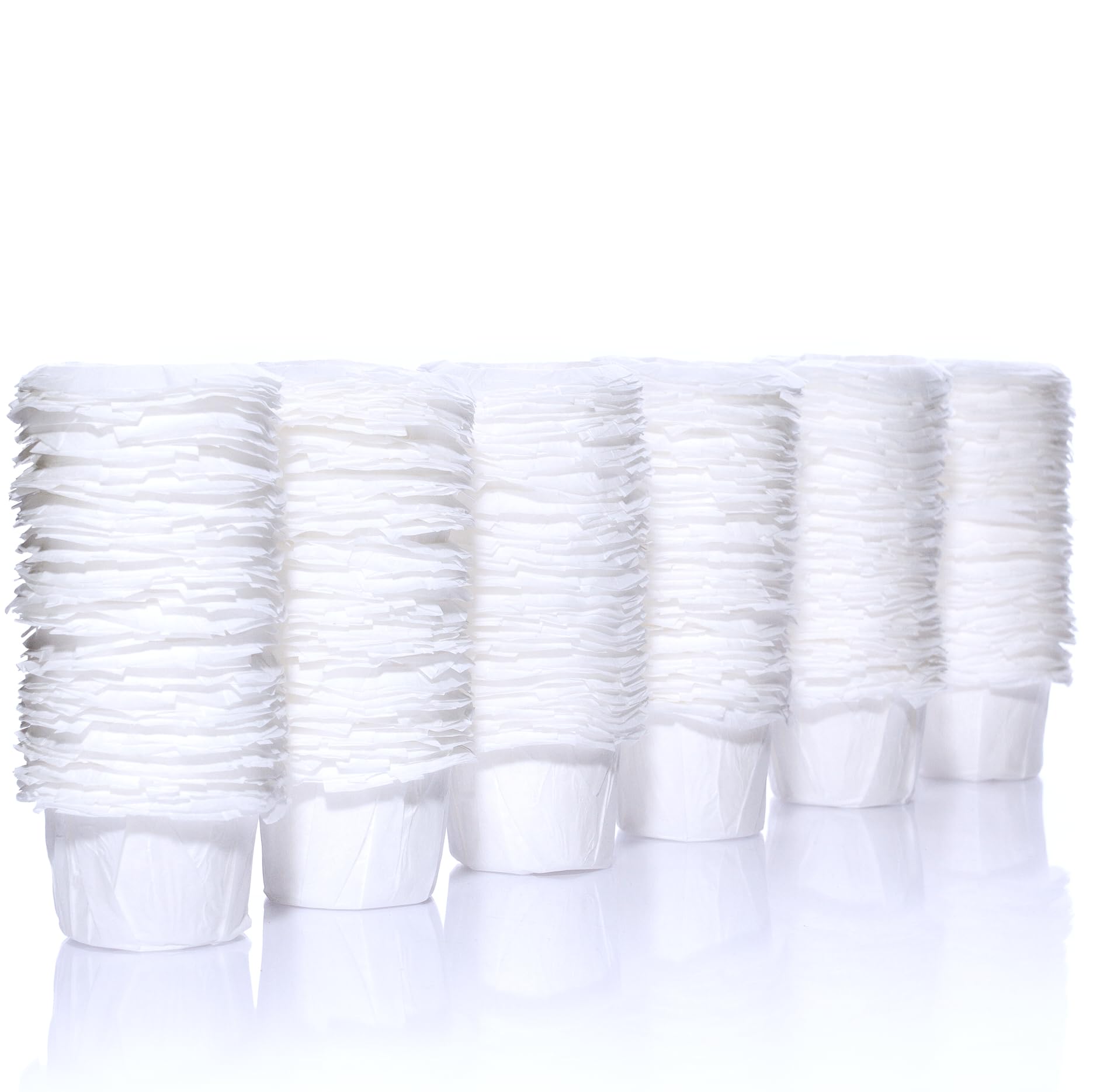 GoodCups white disposable K-Cup filters for mess-free Keurig brews.