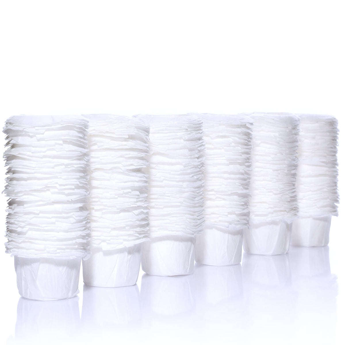 GoodCups white disposable K-Cup filters for mess-free Keurig brews.