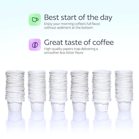GoodCups easy cleanup disposable filters can be tossed after use.