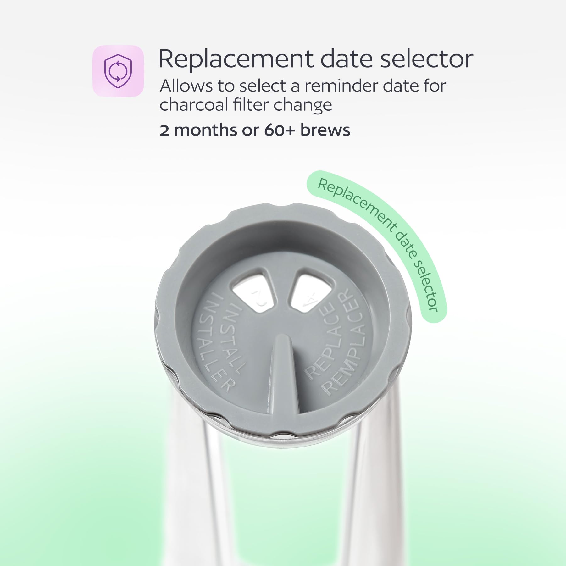 GoodCups easy installation demonstrates quick filter replacement without tools.