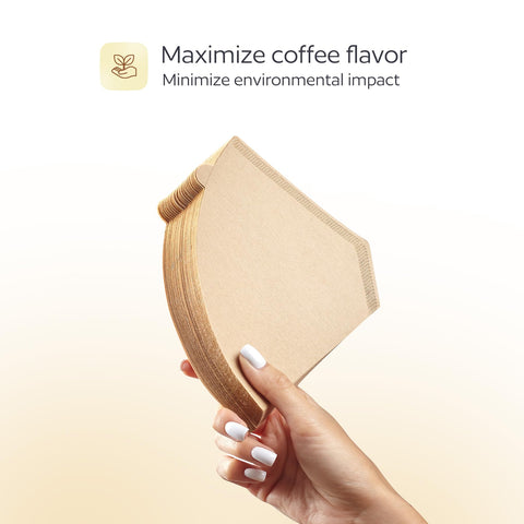GoodCups four unbleached filter eco-friendly packaging highlights sustainability