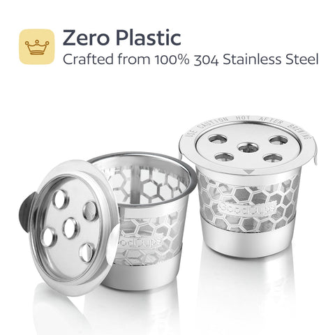 Close-up of stainless steel mesh illustrating Multistream compatibility and filtration quality.