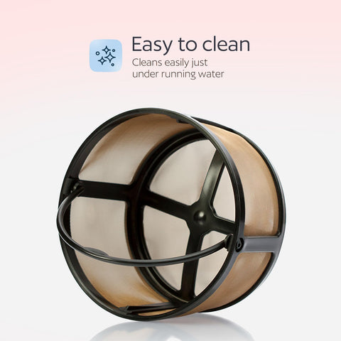 GoodCups K-Duo reusable filter close-up, BPA-free materials for safe filtration.
