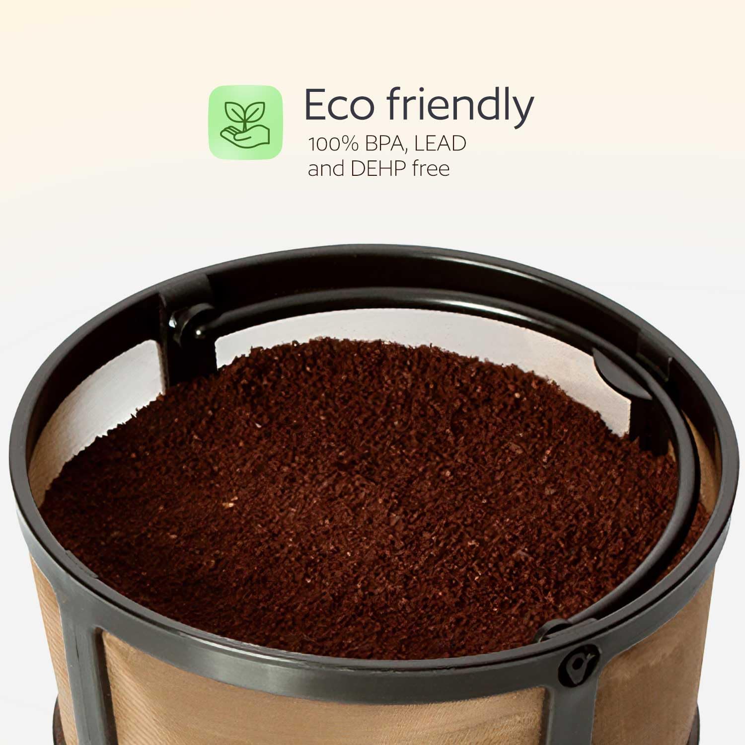 GoodCups K-Duo reusable filter eco-friendly materials and sustainable design.