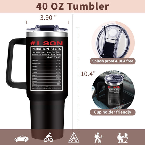 Gooddooes gift-ready son tumbler ideal for backyard, hiking, or daily routines.