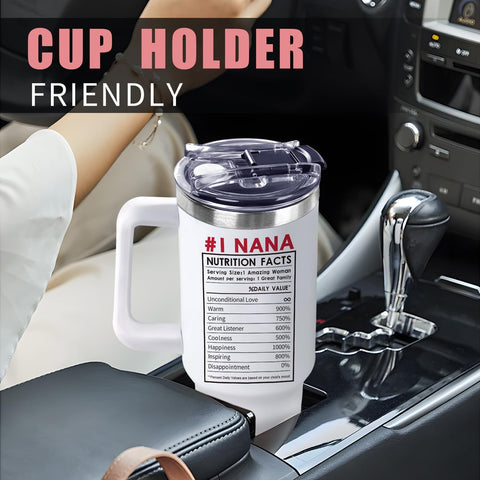 Gooddooes Nana Tumbler fits cup holders for easy travel.