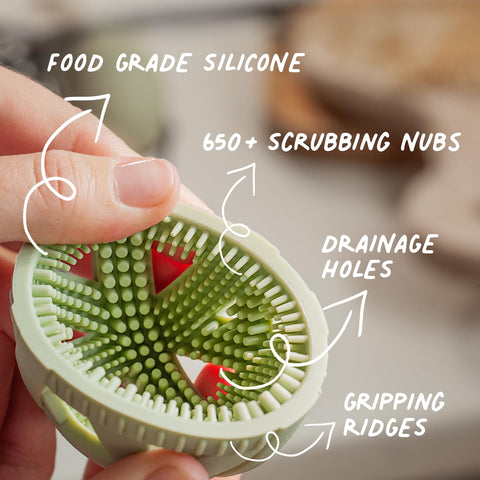 GoodEgg Original Egg Brush blends into your kitchen routine with farm-fresh eggs