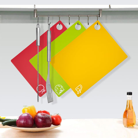 Goodluck dishwasher-safe cutting boards with textured surface for blade protection