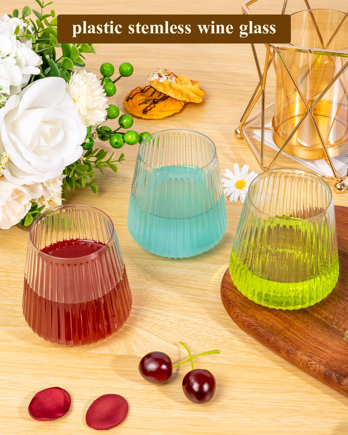 Goodluck durable polystyrene wine cups ready for lively parties