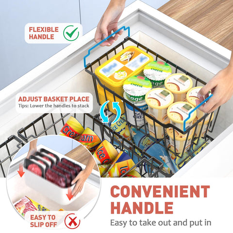 Goovilla wire-net design enables air circulation around frozen items