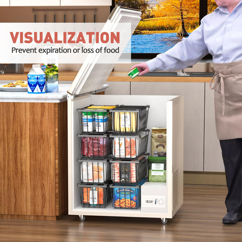 Goovilla bins used as kitchen organizer on a shelf