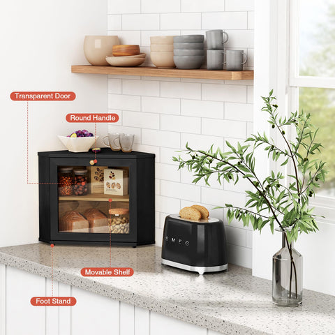 Goozii corner design maximizes counter space for everyday baking needs.