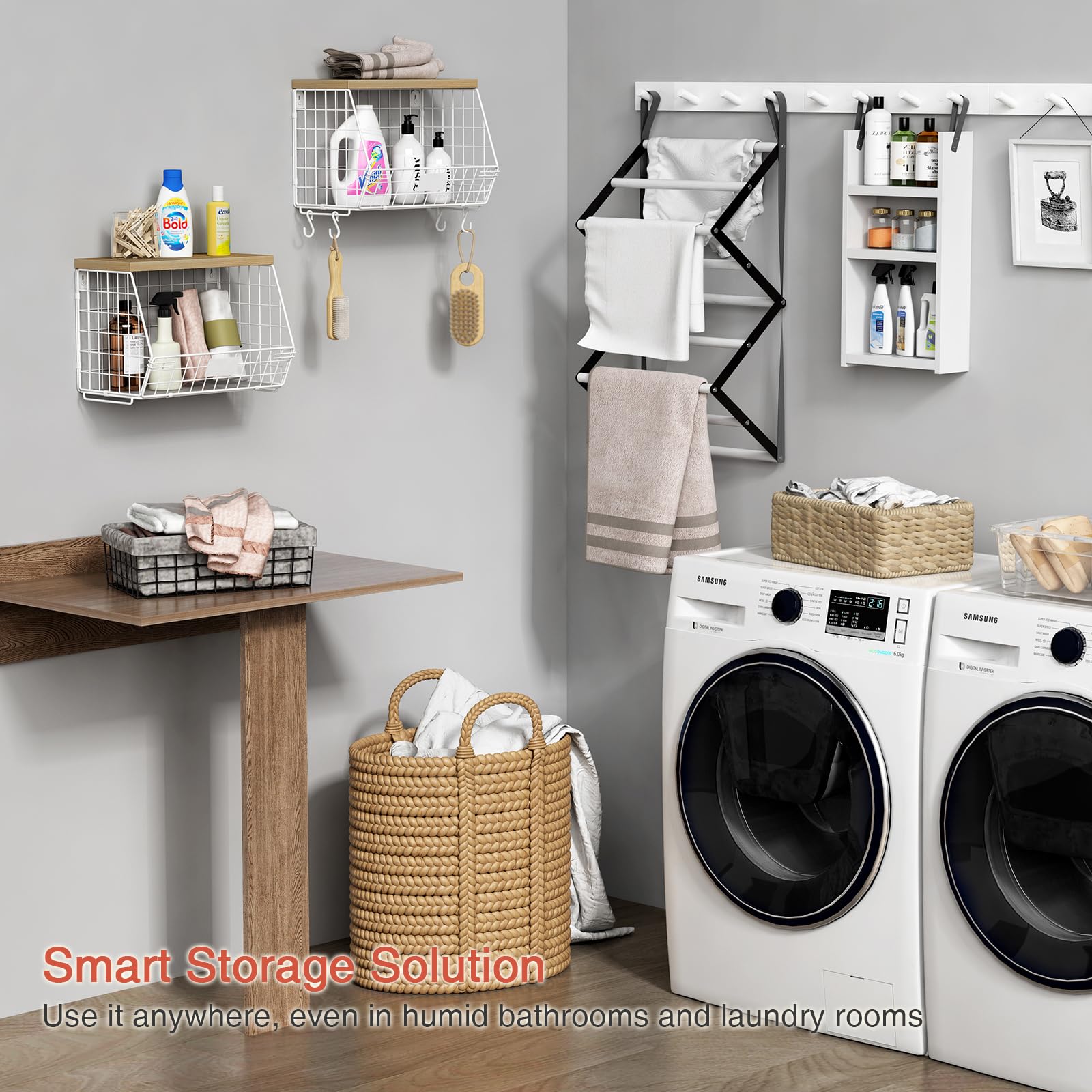 Goozii stackable countertop organizer helps maximize small kitchen space.