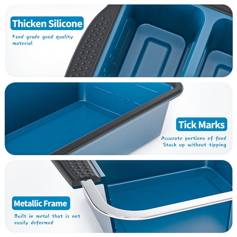 GORCI lid protects contents from spills and odors in freezer.