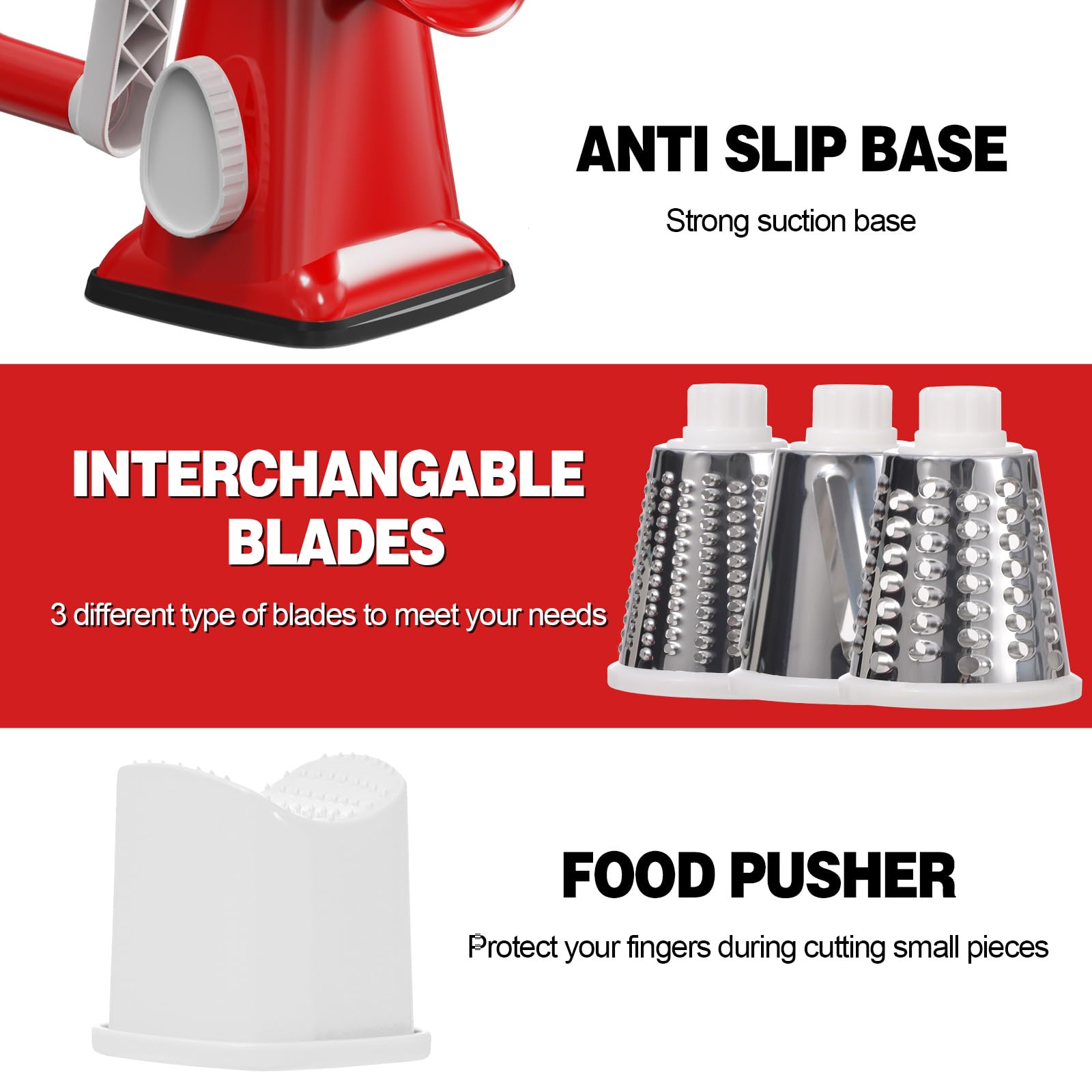 Nuts grinder function ideal for peanuts and almonds