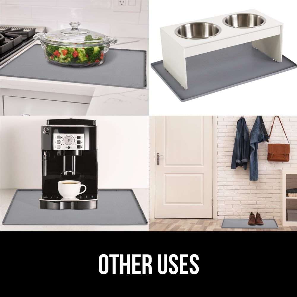 GORILLA GRIP 34x22 inch mat fits standard kitchen and bathroom cabinets