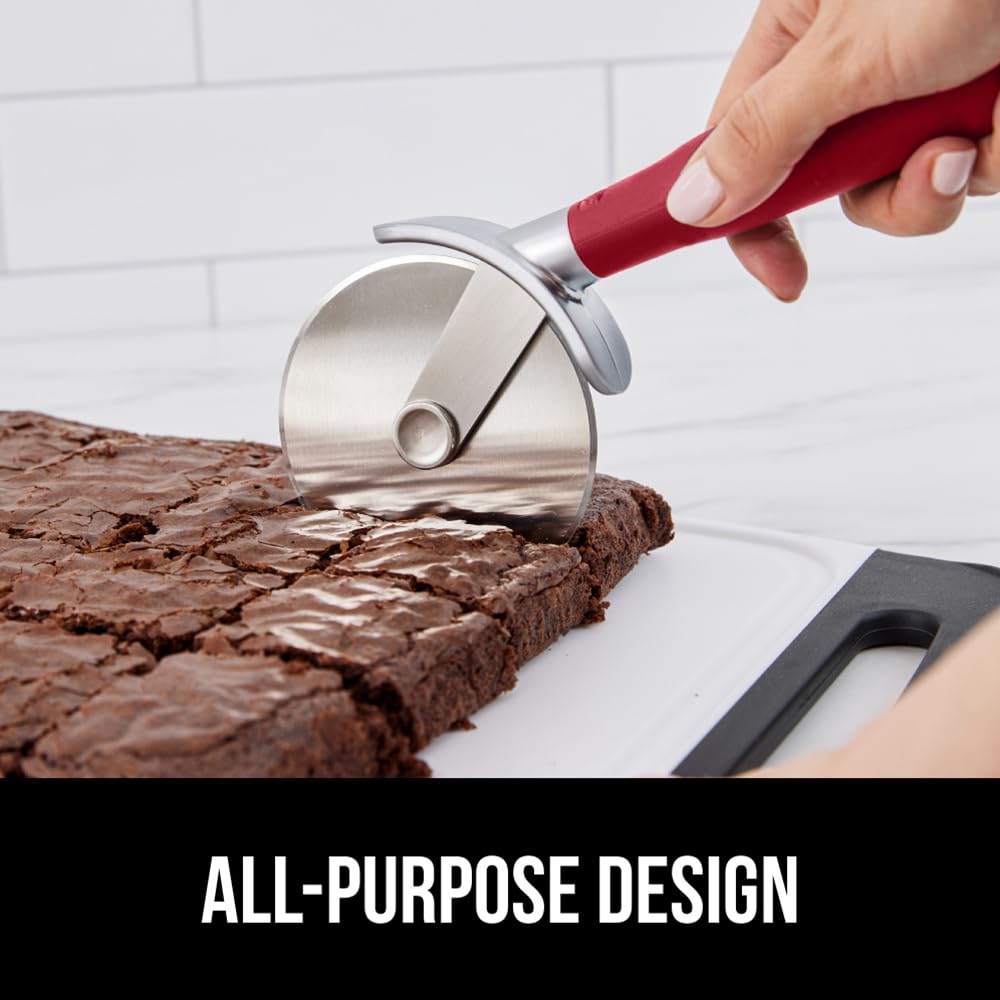 Gorilla Grip all-purpose slicer handles a variety of foods.