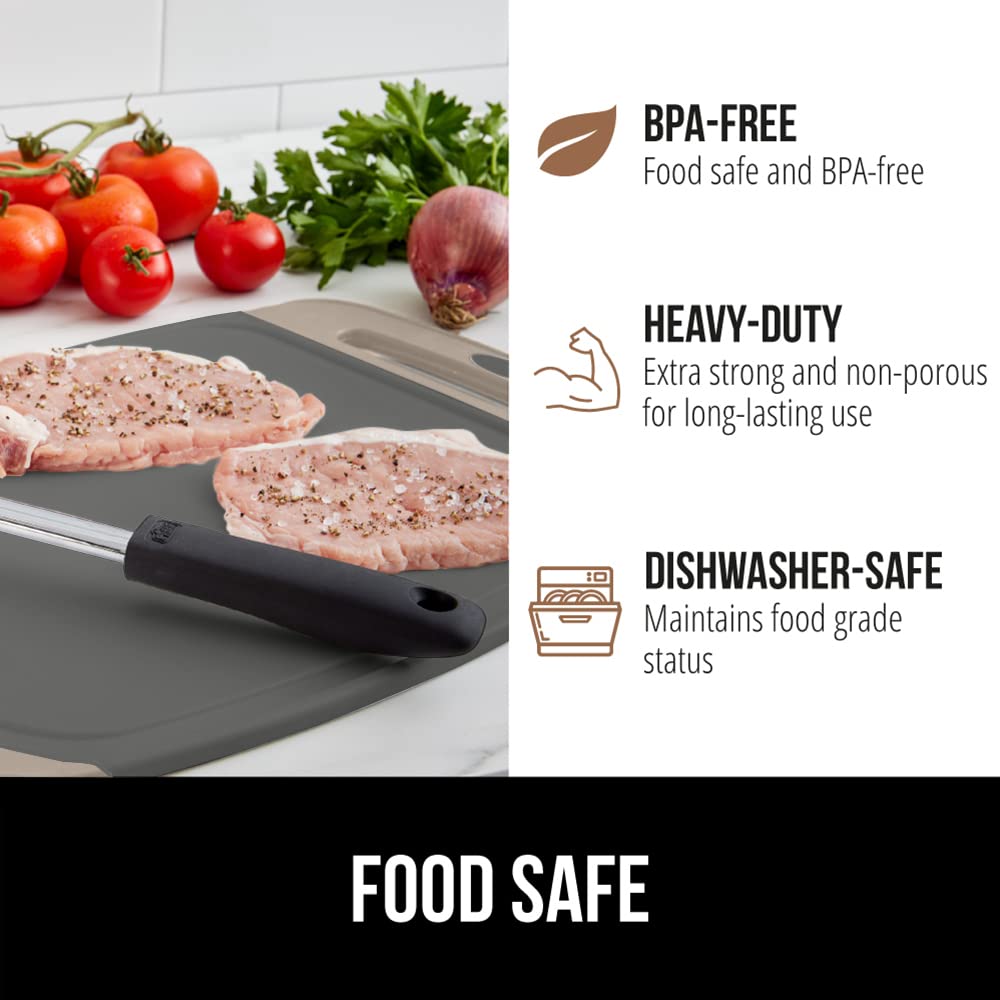 Gorilla Grip almond gray boards BPA free and food grade for safe use