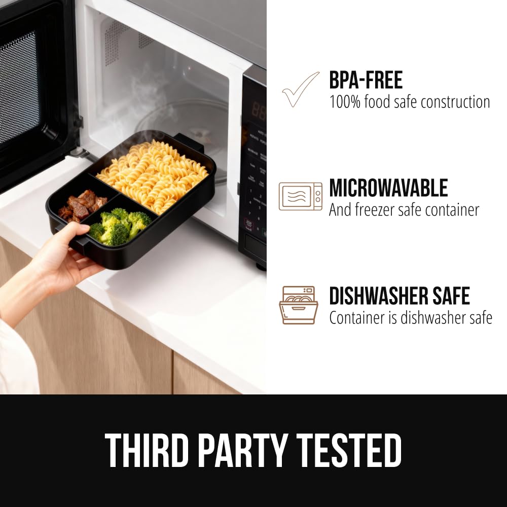 GORILLA GRIP dishwasher-safe on top rack for easy cleaning