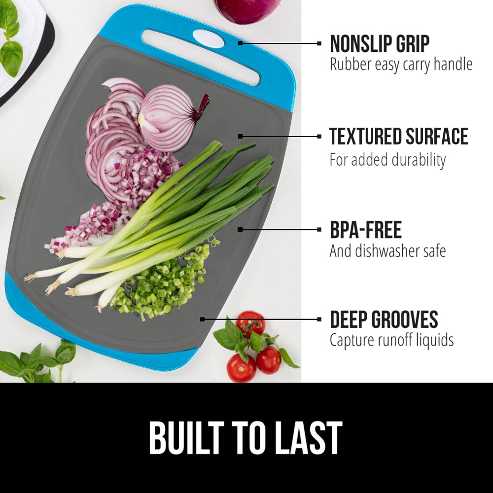 Gorilla Grip cutting board with nonporous surface for durability