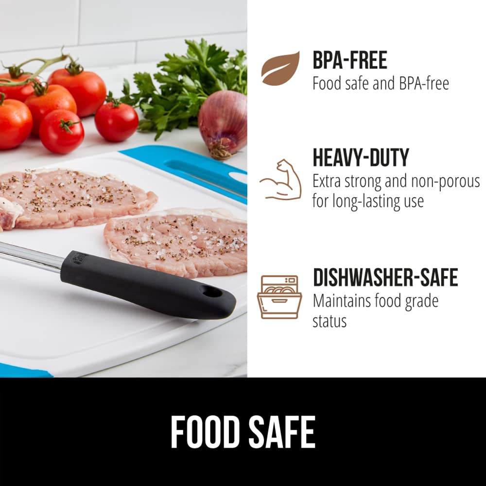 GORILLA GRIP BPA-Free boards are dishwasher safe for easy cleanup.
