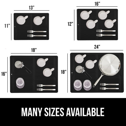 Gorilla Grip BPA-free silicone ensures safe contact with dishes and utensils.