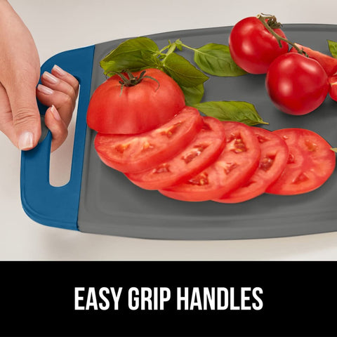 GORILLA GRIP rubber border closeup on blue gray board