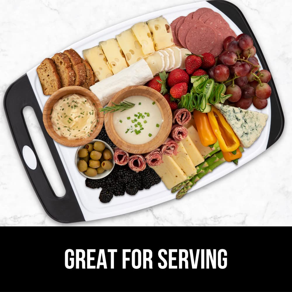 GORILLA GRIP charcuterie-ready board option for entertaining