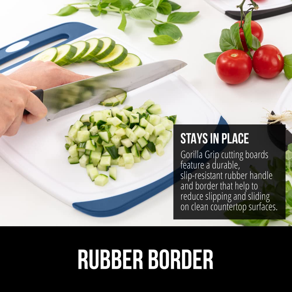 Gorilla Grip dishwasher-safe board simplifies cleaning after chopping and mincing