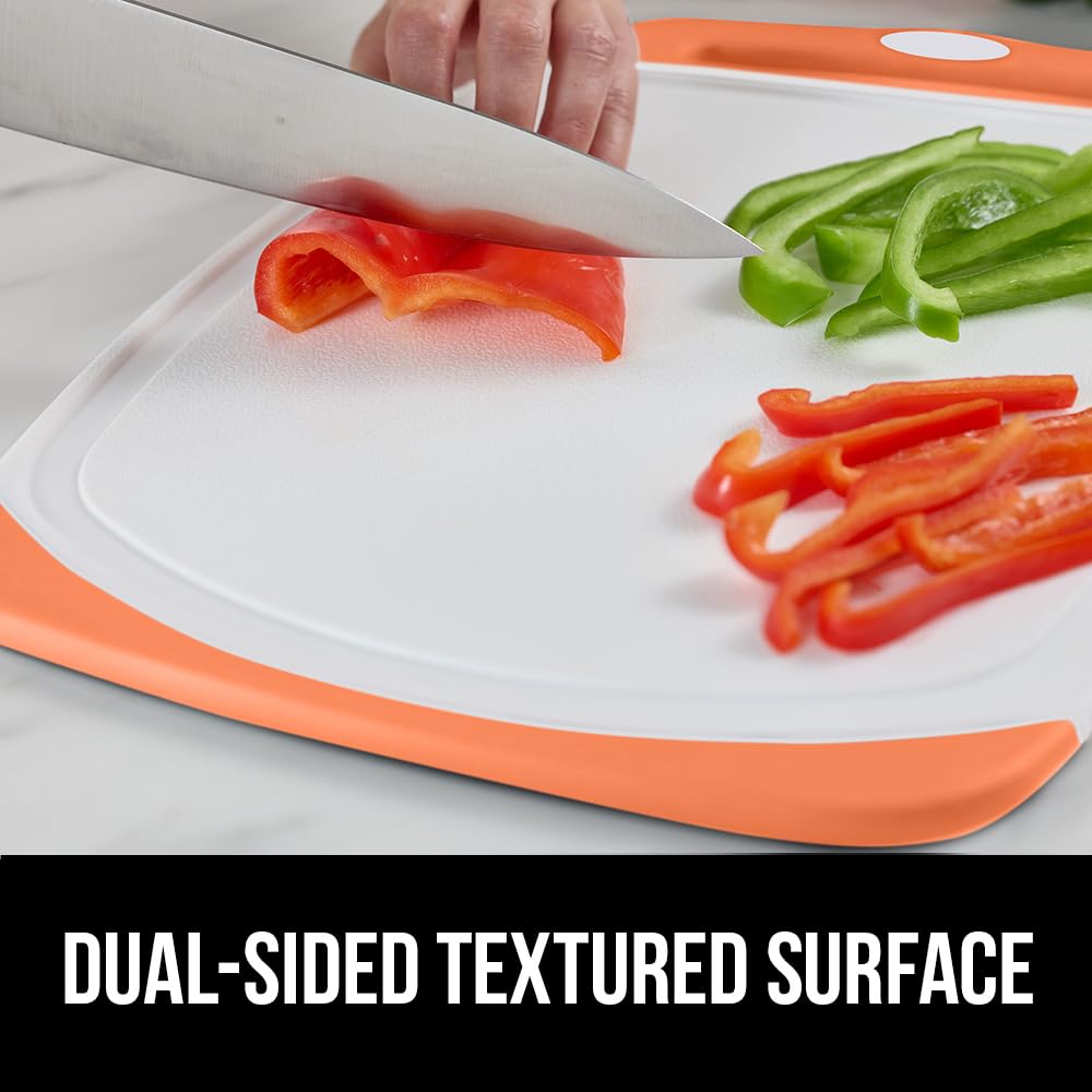 GORILLA GRIP cutting board set 3 largest size 16 by 11.2 inches.