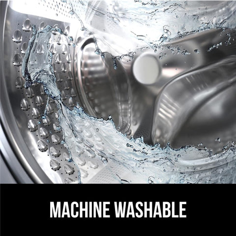 GORILLA GRIP machine washable mat for easy cleaning.
