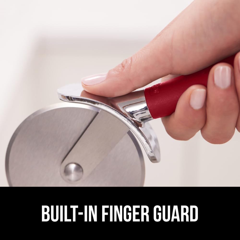 Gorilla Grip durable stainless steel blade resists rust for longevity.