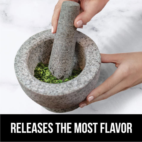 GORILLA GRIP heavy granite releases aromas during grinding.