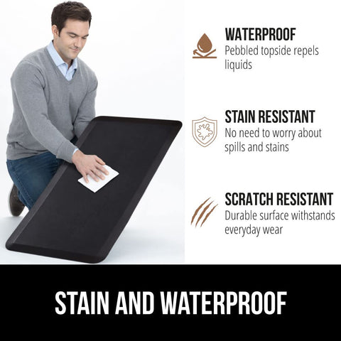 GORILLA GRIP scratch-resistant surface stands up to daily kitchen wear.