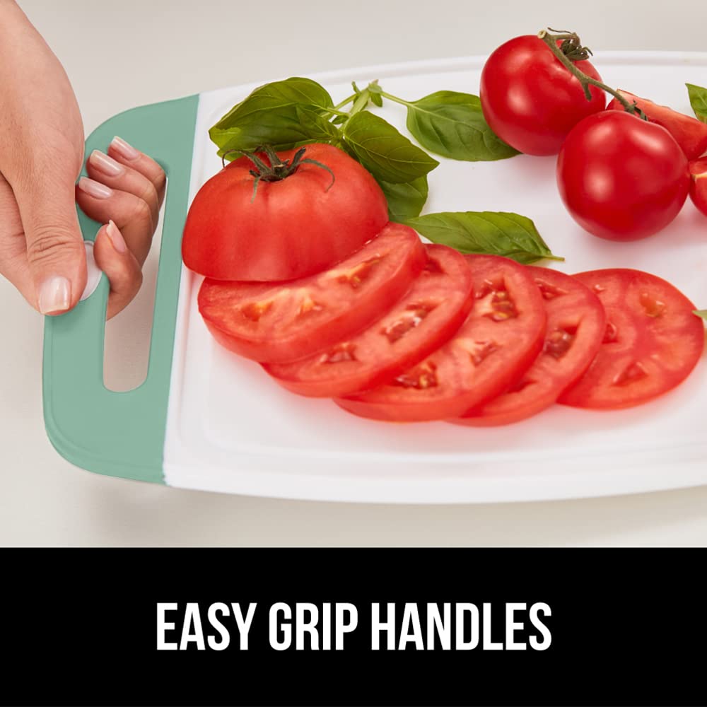 GORILLA GRIP kitchen prep scene conveys convenient everyday cooking preparation.