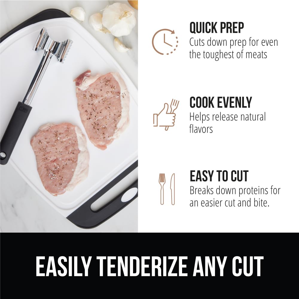 GORILLA GRIP meat tenderizer BPA-free and food-grade for safe contact