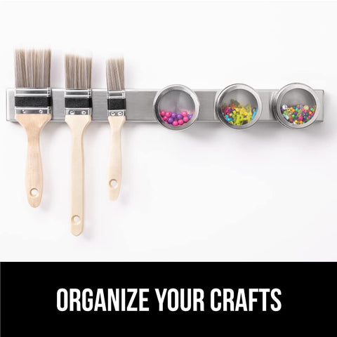 GORILLA GRIP wall-mount solution keeps tools organized in kitchens and workshops