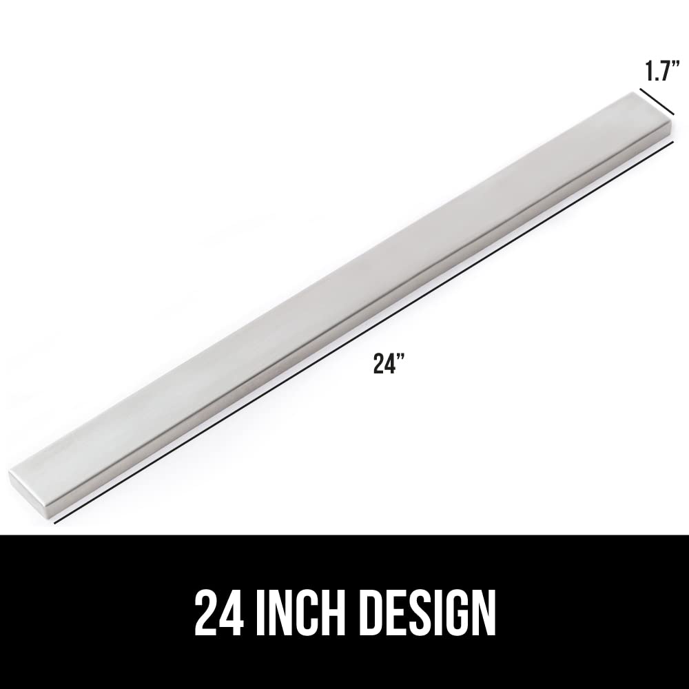 Sleek non-adhesive wall mount blends with any kitchen decor.