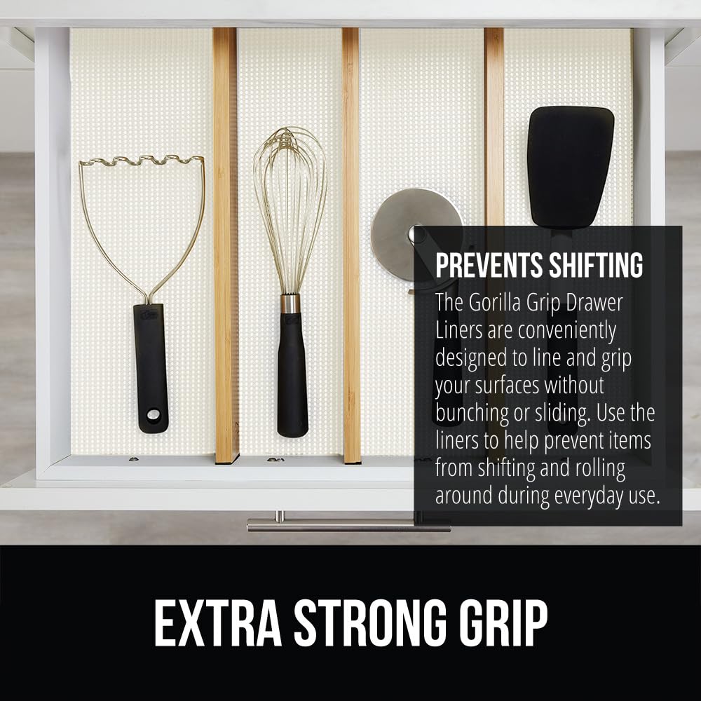 GORILLA GRIP powerGRIP anti slip technology in action protecting surfaces from scratches.