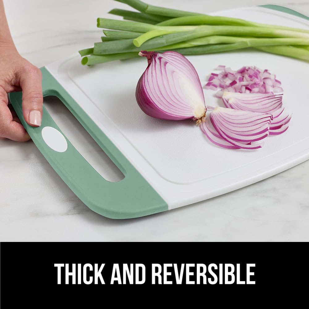GORILLA GRIP reversible design image highlights switching boards for different tasks.
