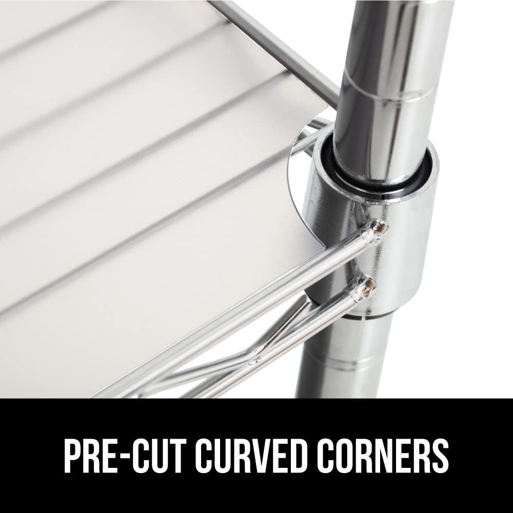 GORILLA GRIP ShelfGuard liner suits sheds, basements, and garages for organized storage