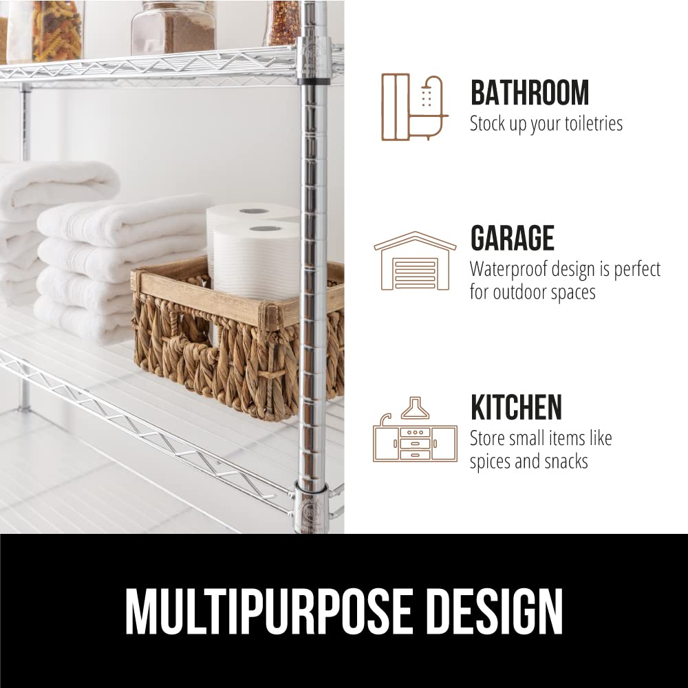 Pantry organization with clear ShelfGuard keeps items visible and reachable