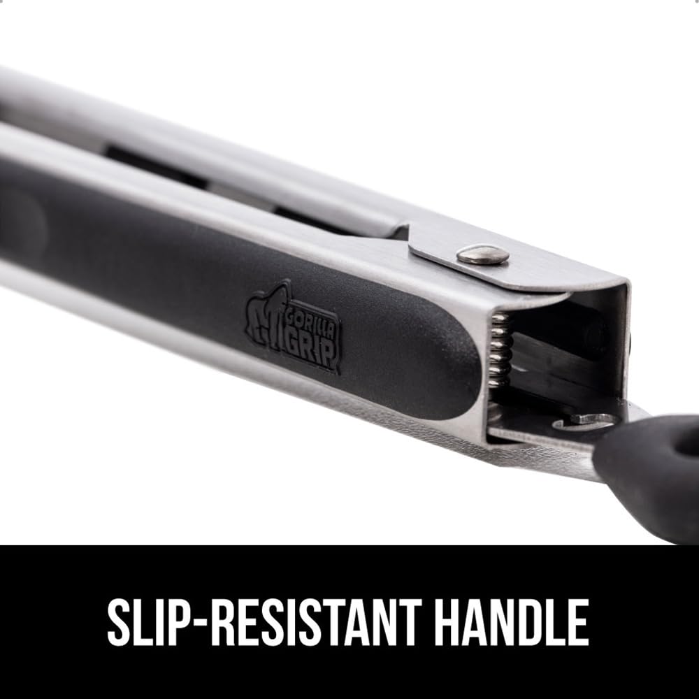 GORILLA GRIP slip-resistant handle enables confident grip while cooking.
