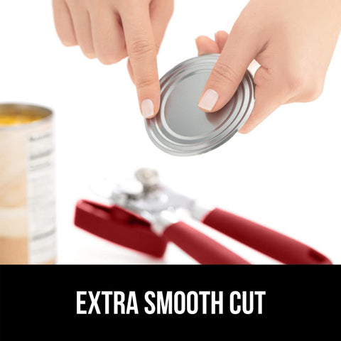 GORILLA GRIP smooth-cut action delivers neat edges.