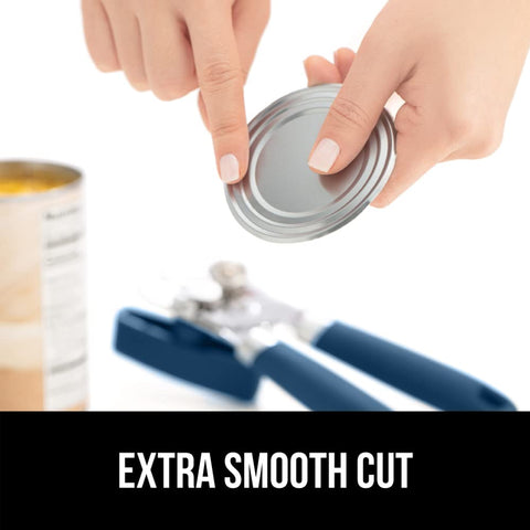 GORILLA GRIP smooth cut edge on can rims for clean results